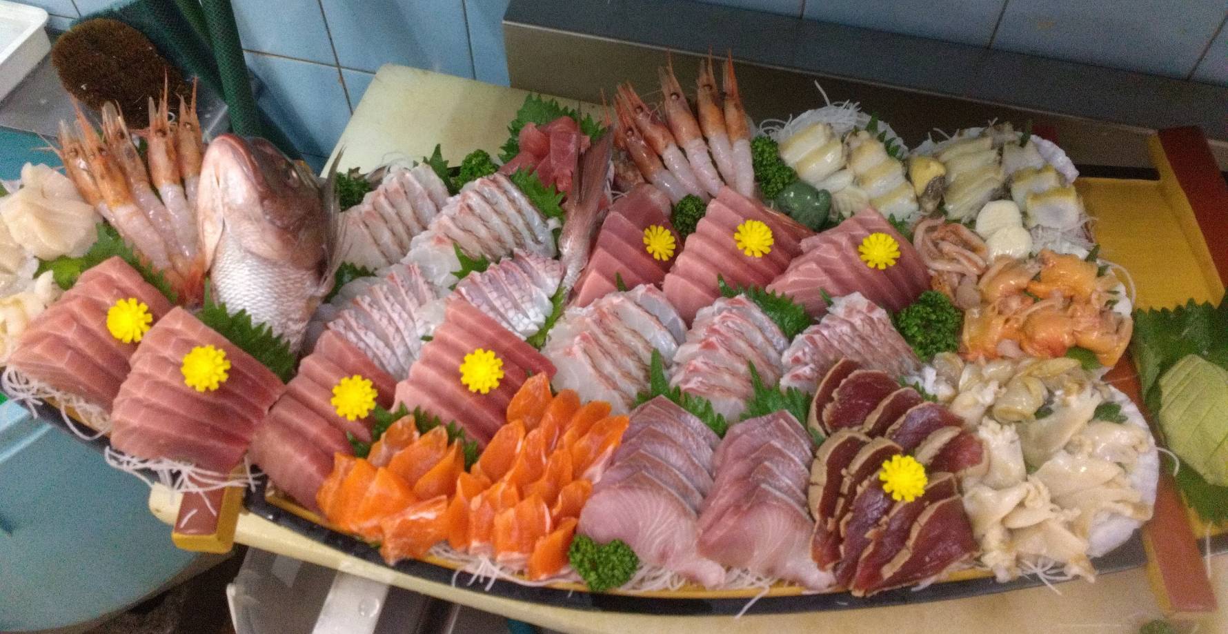魚政の舟盛り